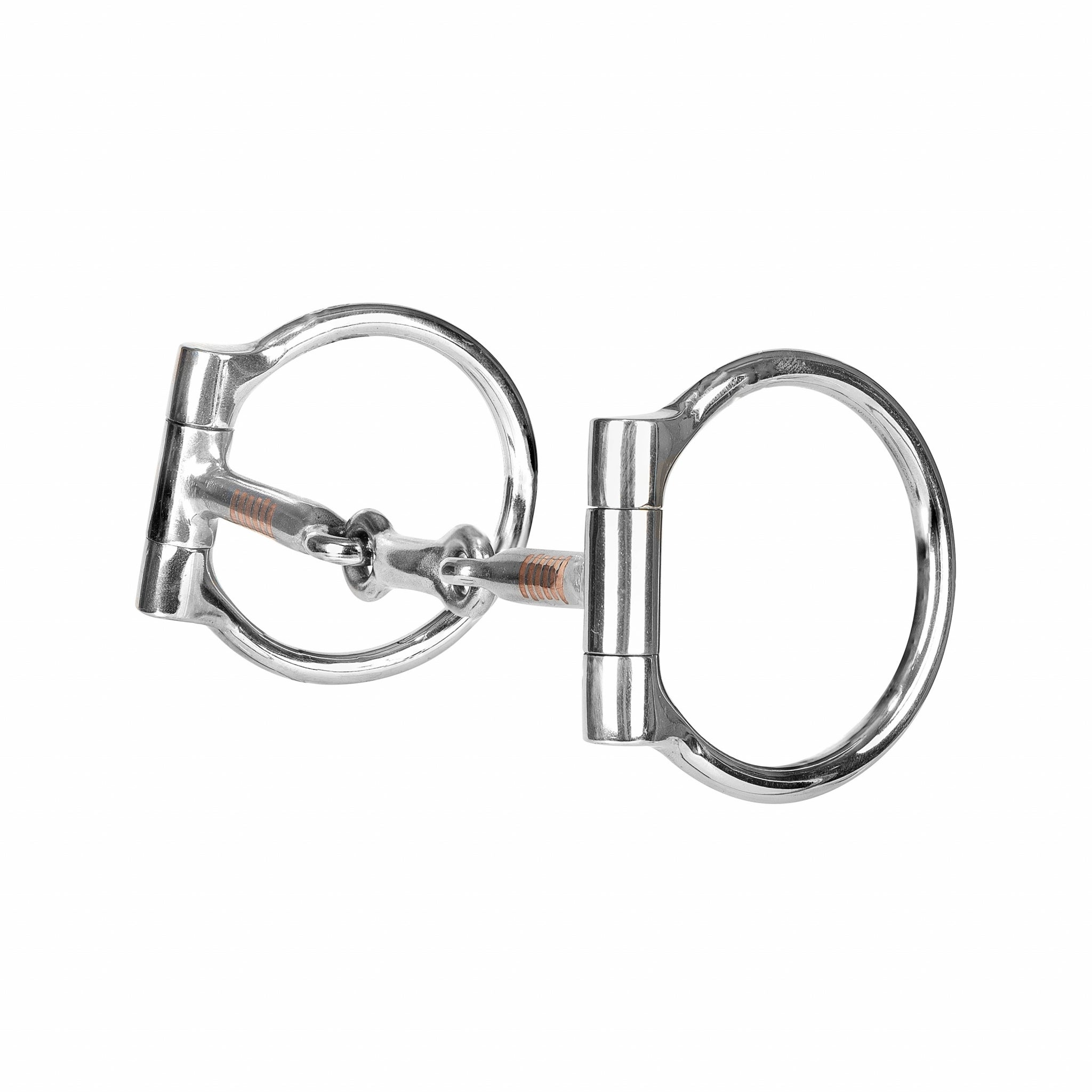 Mors De Bride Western Metalab 252560 - 3 Pièces Avec Anneaux De Cuivre Mors De Bride Western Metalab 252560 - 3 Pièces Avec Anneaux De Cuivre