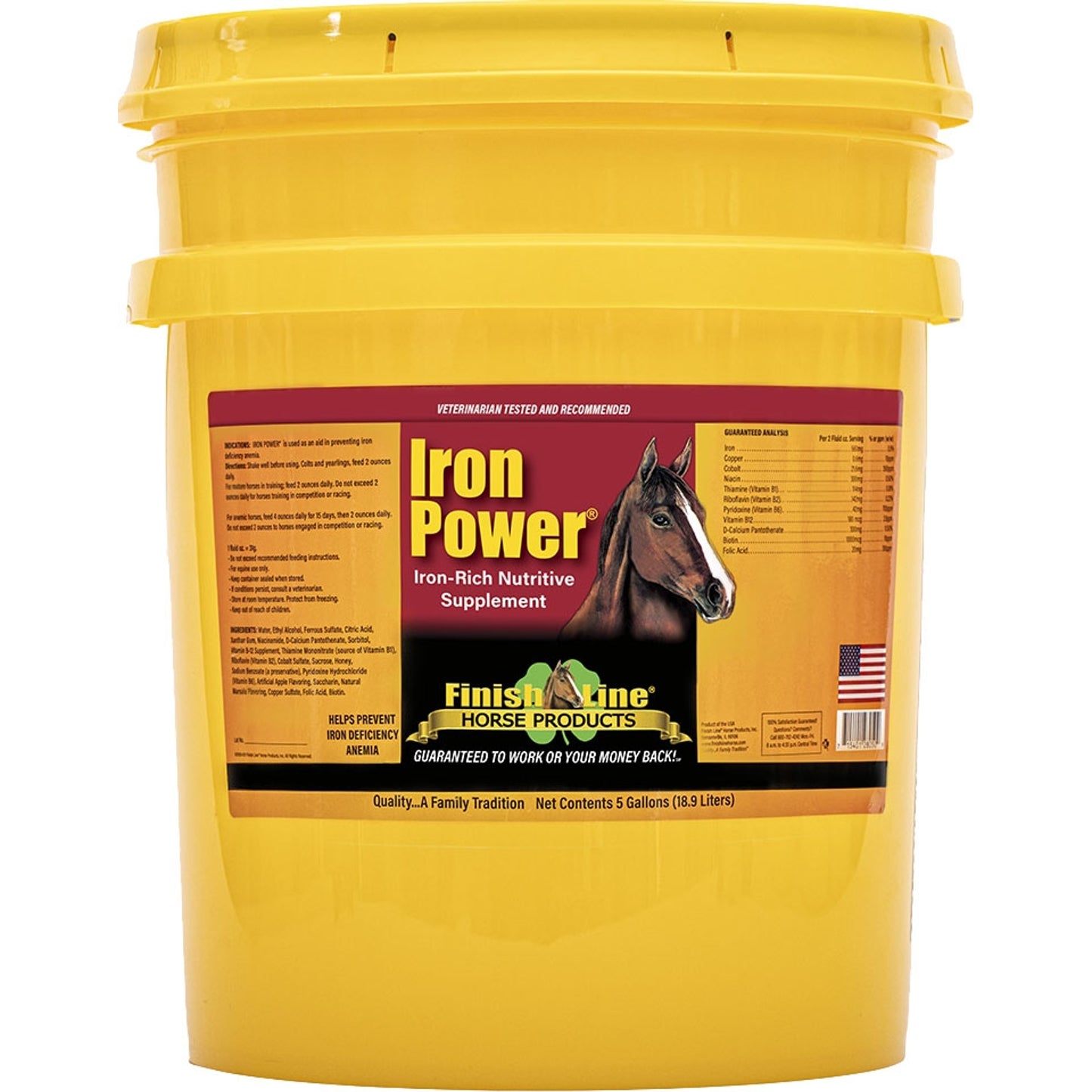 Finish Line Iron Power Nutritive Horse Supplement