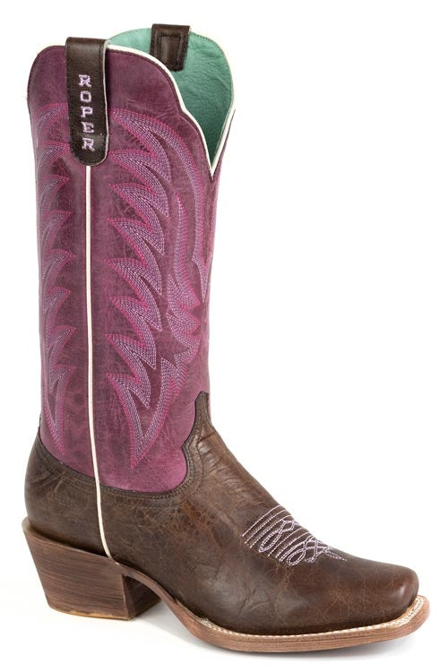 Roper Kit Laser (Blue) - Women's Cowgirl Boot main image 1