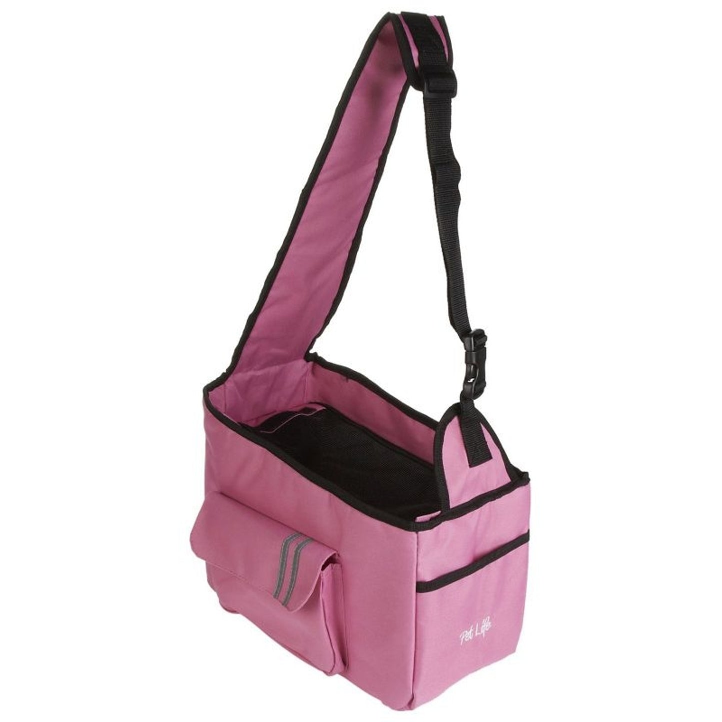 Pet Life Over The Shoulder Summit Pet Carrier Pink