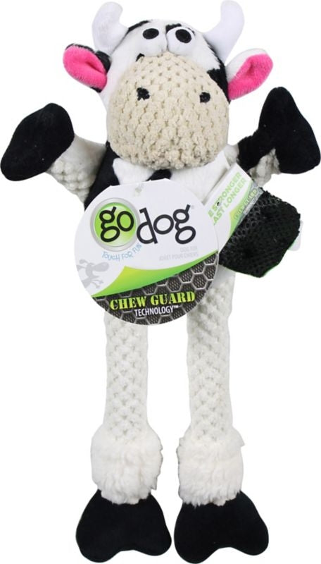 GODOG CHECKERS SKINNY COW DOG TOY– HorseLoverZ