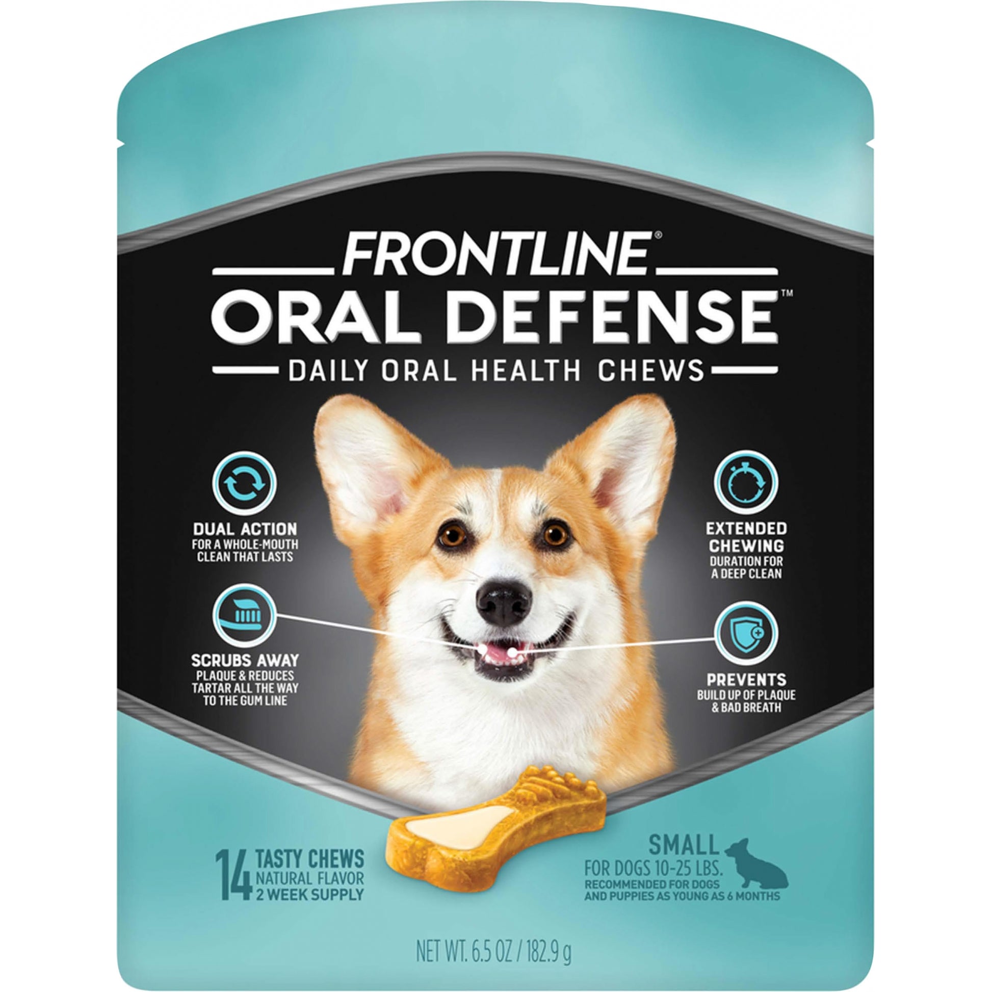 Frontline Oral Defense Daily Oral Health Chews - Frontline Dental Chews Xs