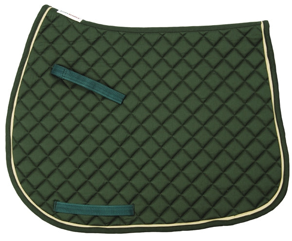 TuffRider Basic All Purpose Saddle Pad with Trim/Piping