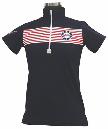 Equine Couture Ladies Patriot Polo Short Sleeve