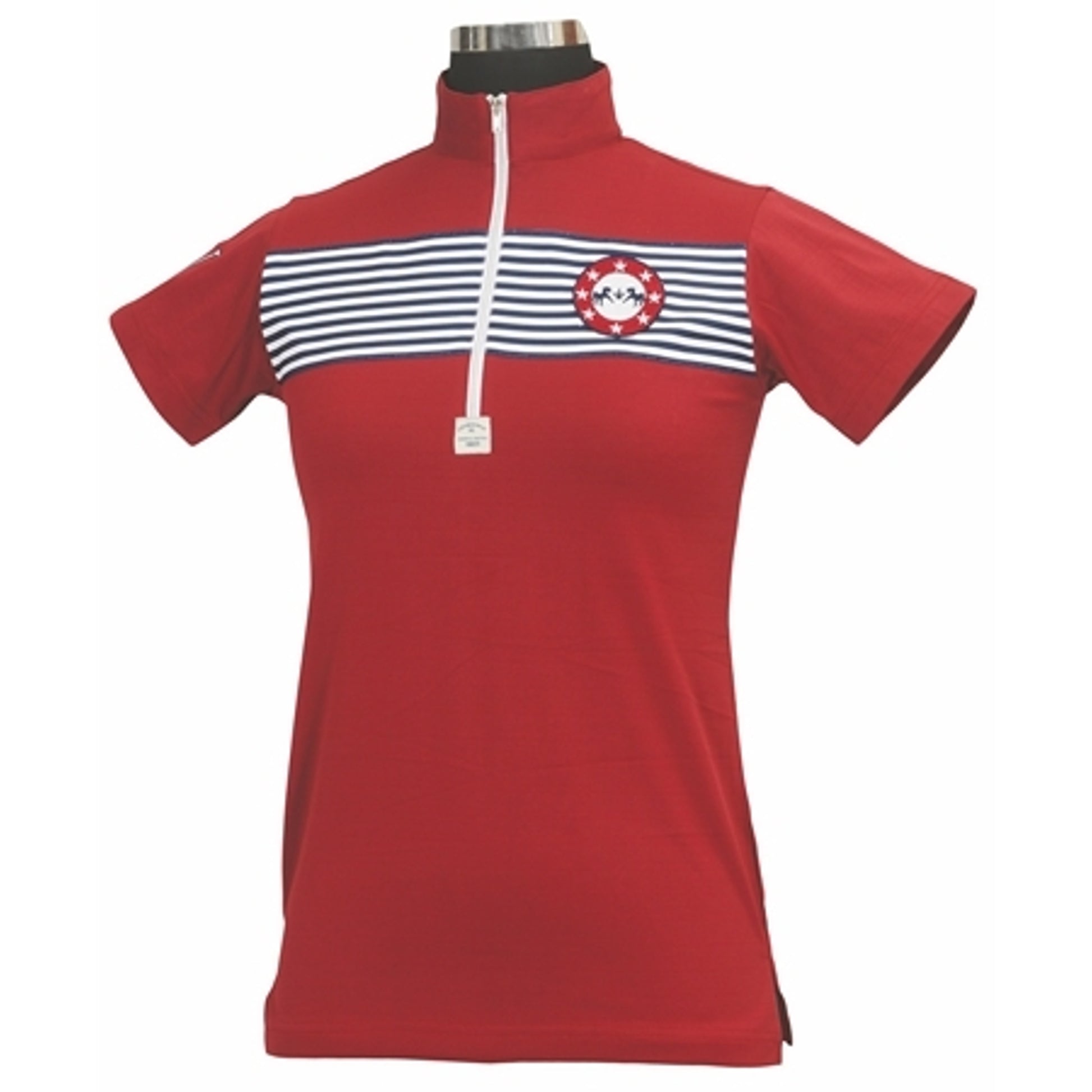 Equine Couture Ladies Patriot Polo Short Sleeve