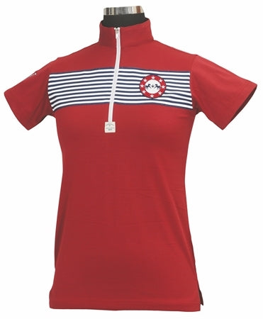 Equine Couture Ladies Patriot Polo Short Sleeve