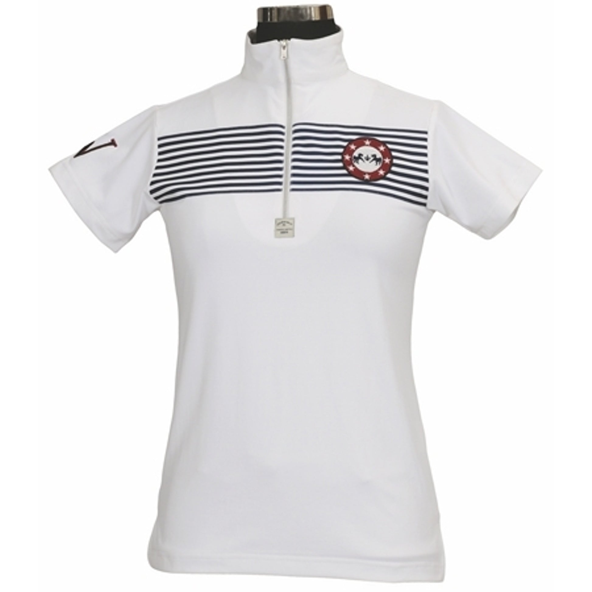 Equine Couture Ladies Patriot Polo Short Sleeve