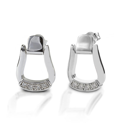 Kelly Herd Oxbow Stirrup Post Back Earrings