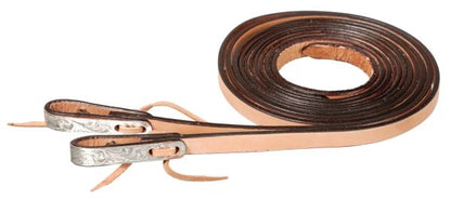 Silver Royal Water Loop Show Reins with Silver