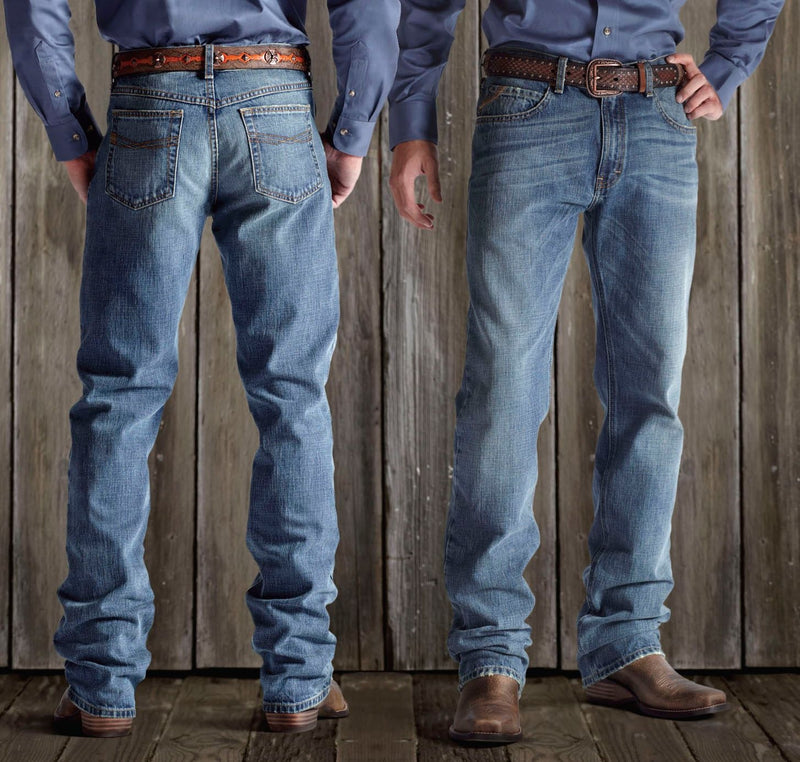 Ariat Mens M2 Relaxed Straight Cut Jeans - Granite