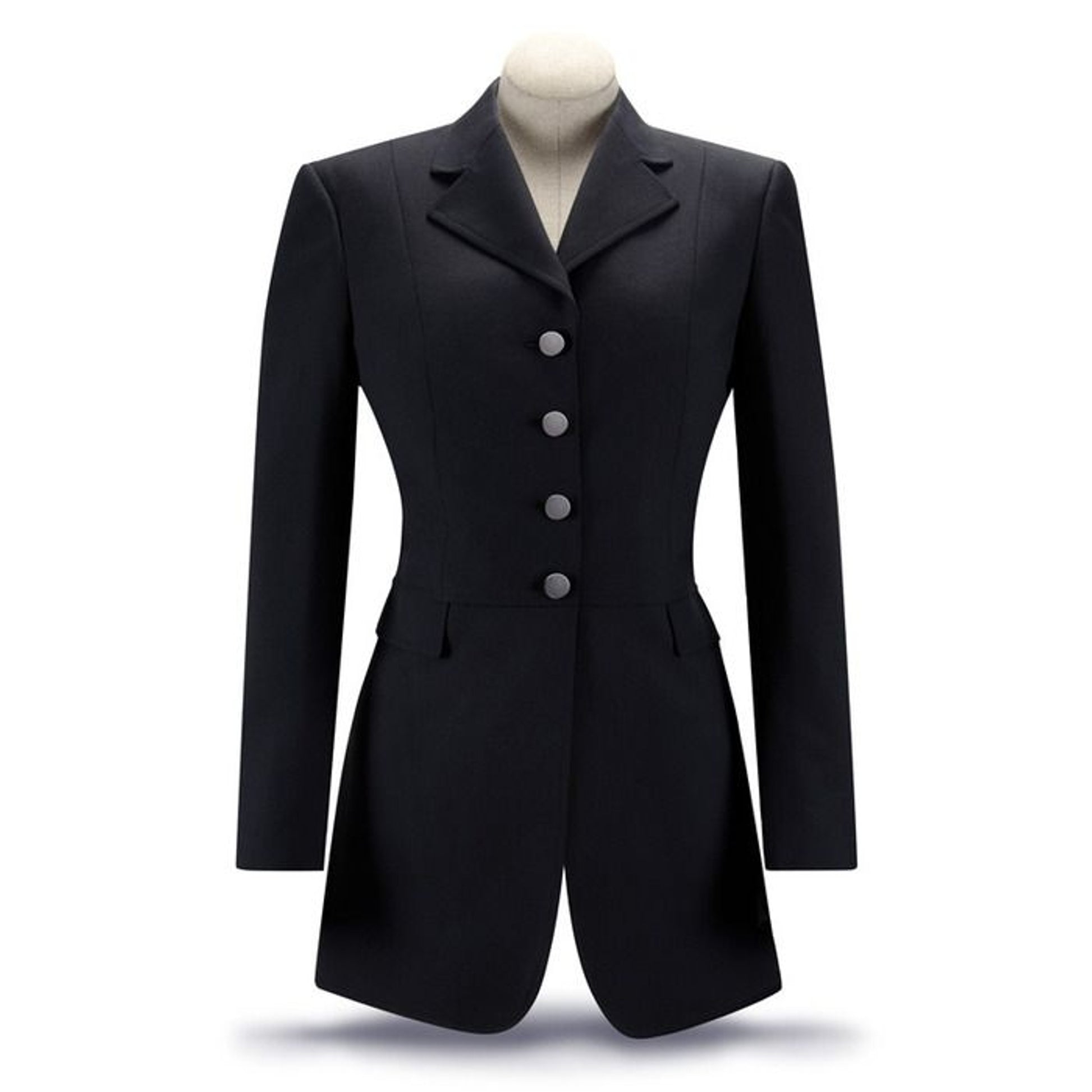 RJ Classics Essential Washable Dressage Coat -Ladies, Black