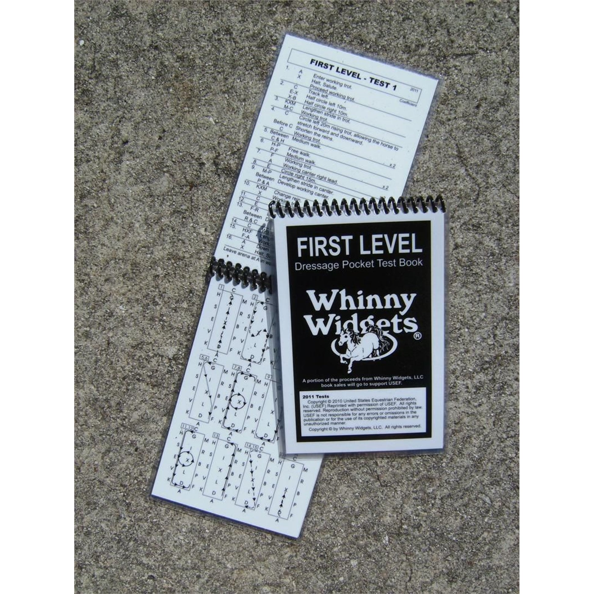 Whinny Widgets 2015 Dressage Test Book - 1st Level