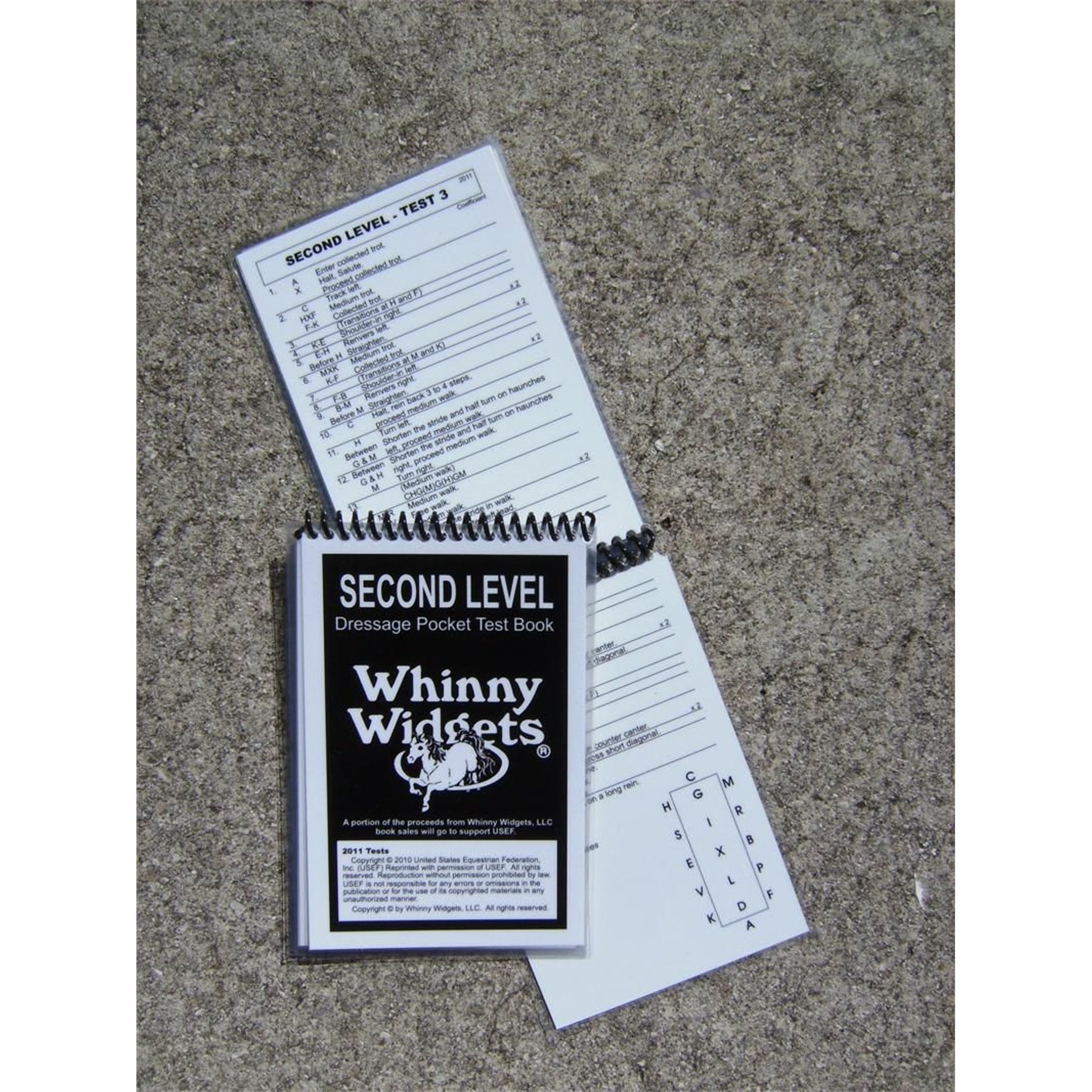 Whinny Widgets 2015 Dressage Test Book - 2nd Level