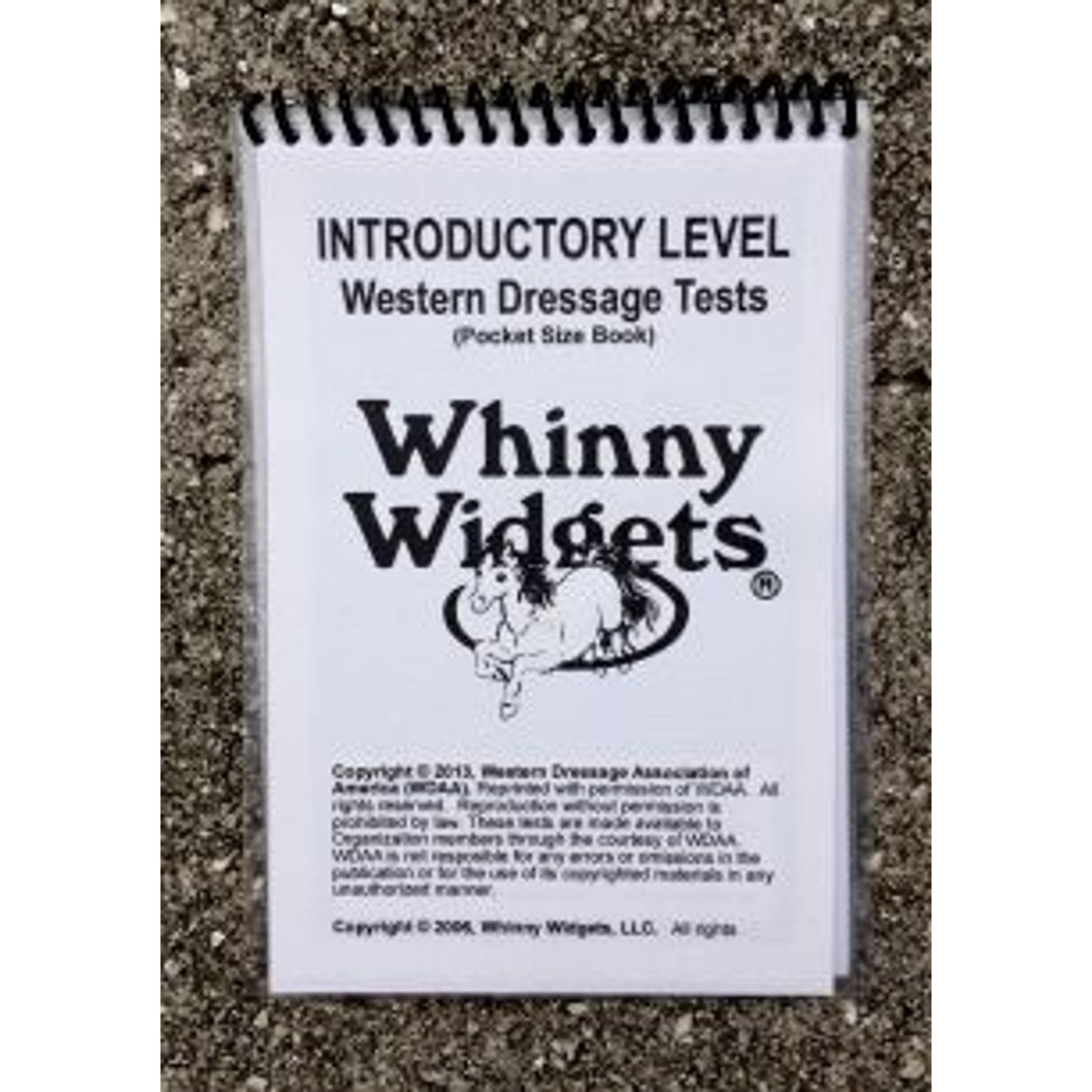 Whinny Widgets 2015 Western Dressage Test Book - Intro Level
