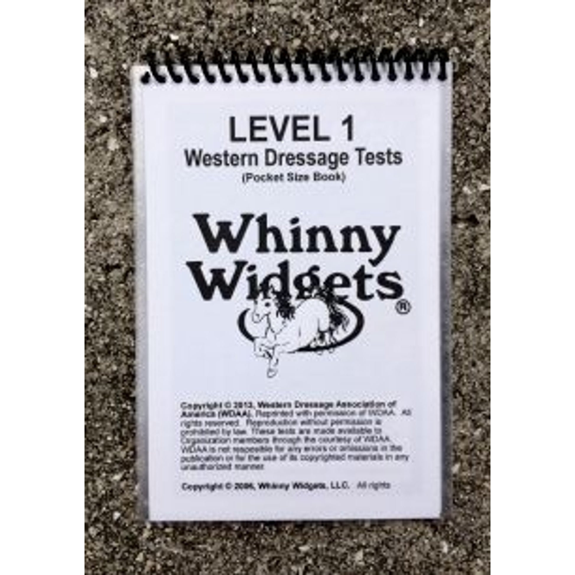 Whinny Widgets 2015 Western Dressage Test Book - Level 1