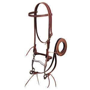Weaver Latigo Leather Browband Bridle with Single Cheek Buckle