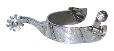Francois Gauthier by Metalab Ladies Stainless Steel Brushed Show Spurs