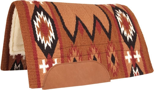 Mustang Laredo Wool Blanket with Fleece Bottom