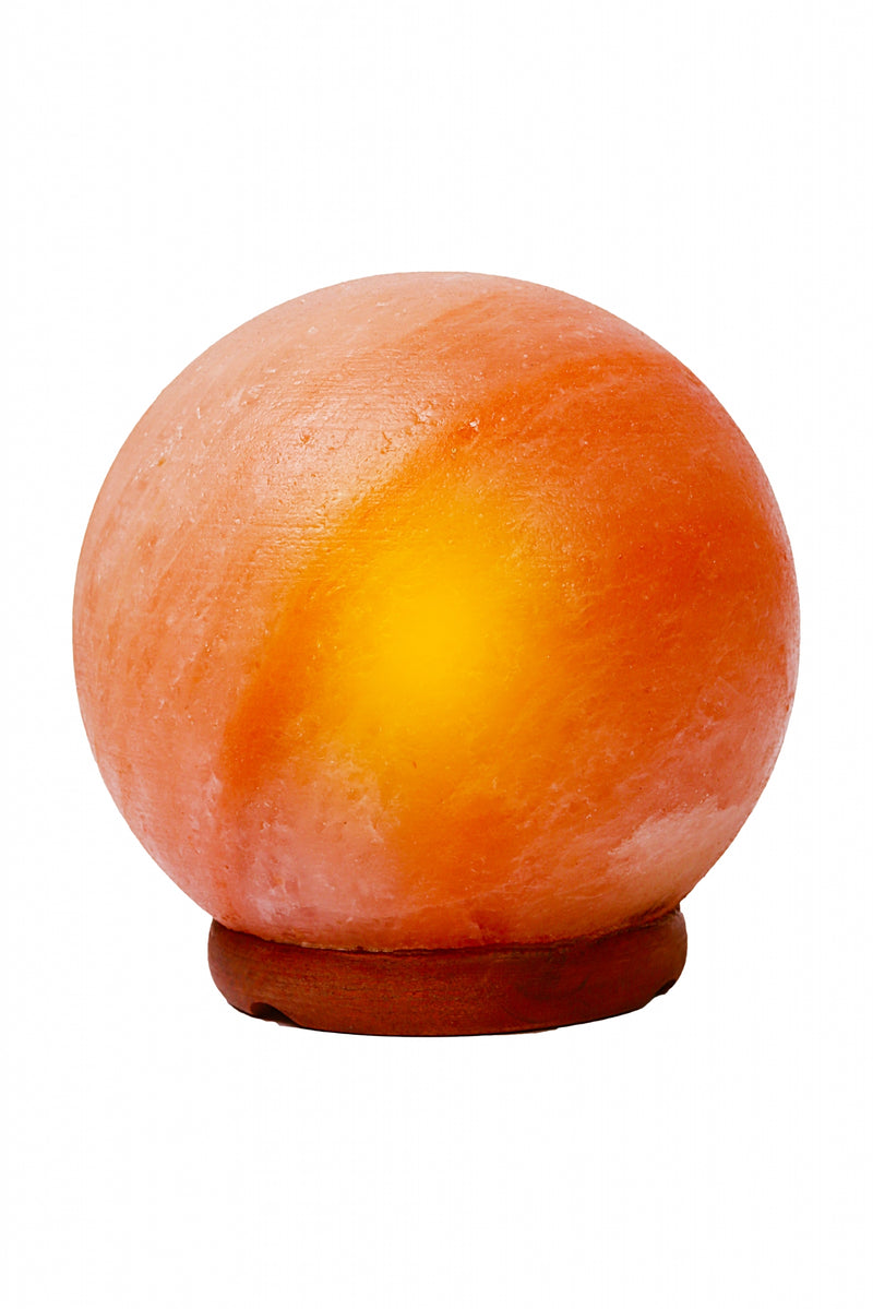Himalayan Rock Salt 6" Globe Lamp