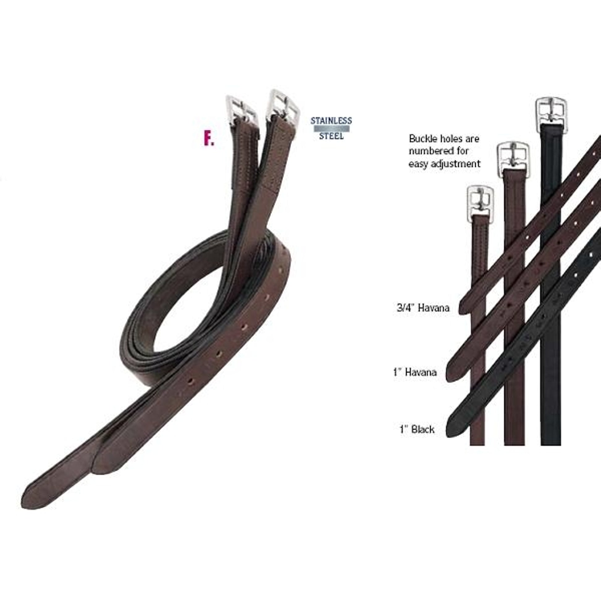 Weaver Stirrup Leathers - 1"