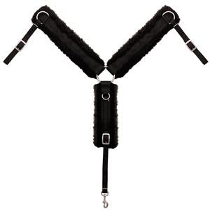 Weaver Nylon Fleece Lined 2" Ring-in-Center Breast Collar