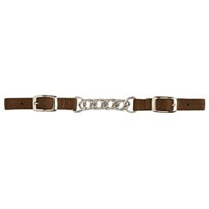 Weaver Nylon Curb Strap with Flat Link Chain