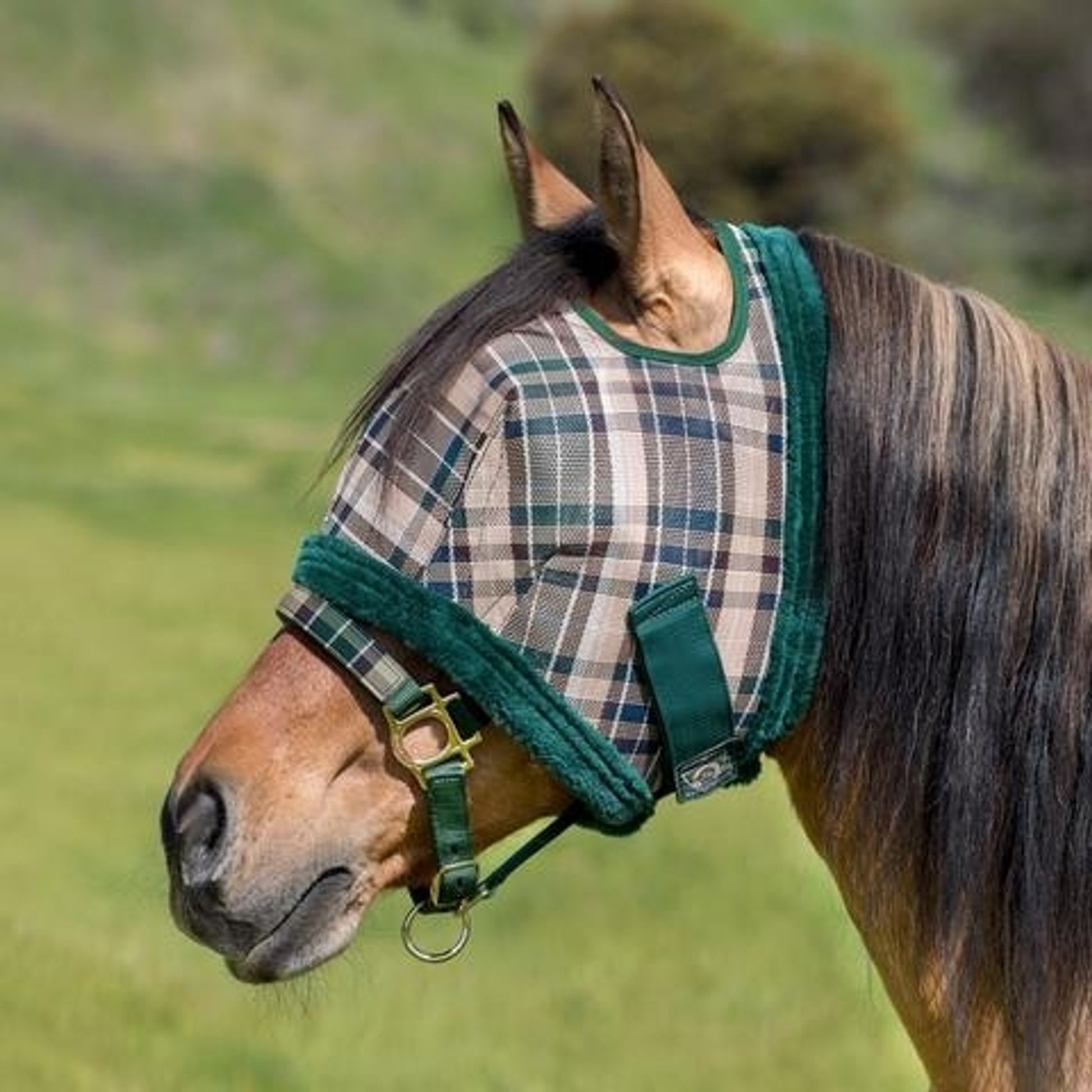 Kensington UV Fly Mask with Fleece Trim - Open Top