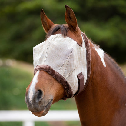 Kensington UV Fly Mask with Fleece Trim - Open Top