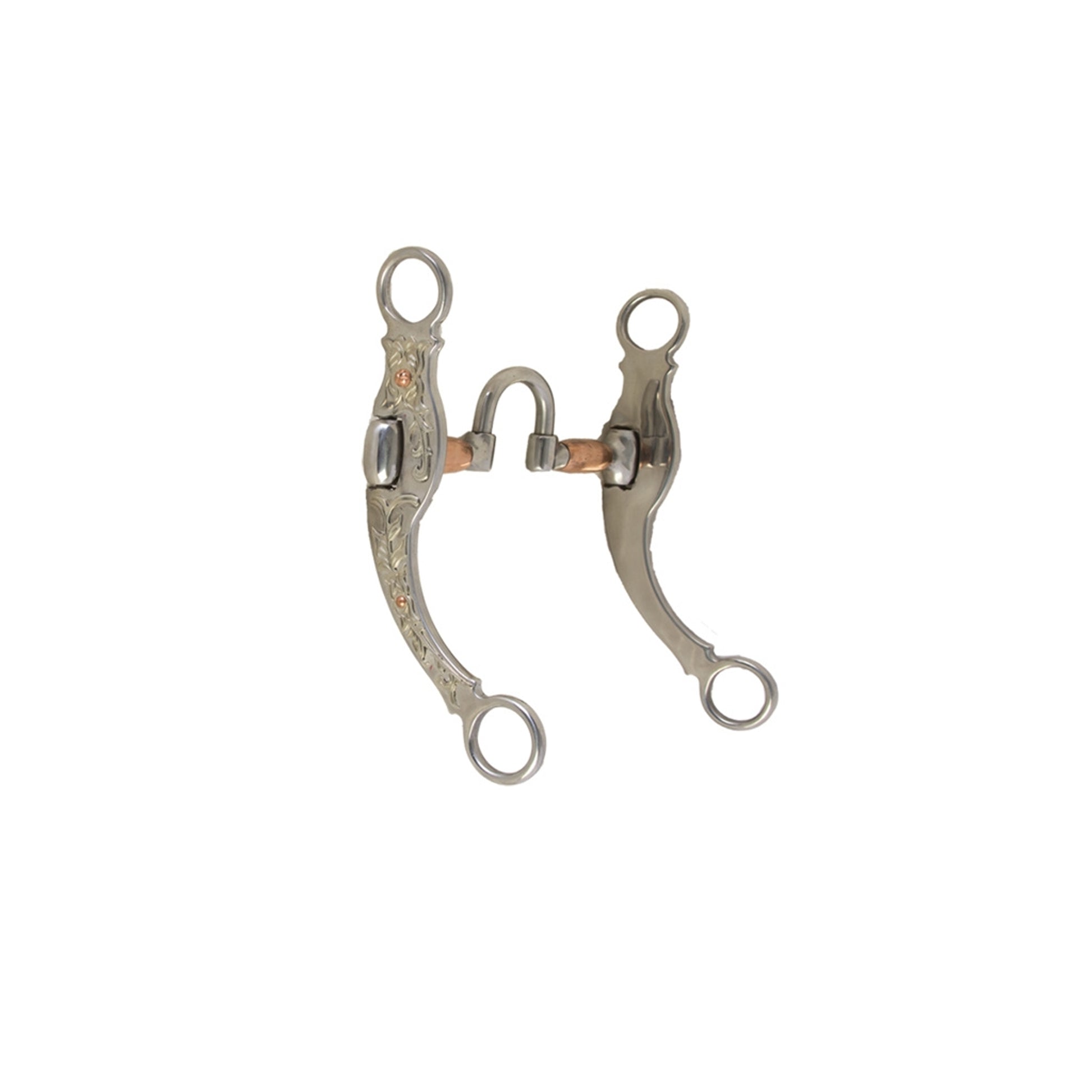 Long Shank Gold Silver Trim with Copper Roller Bit