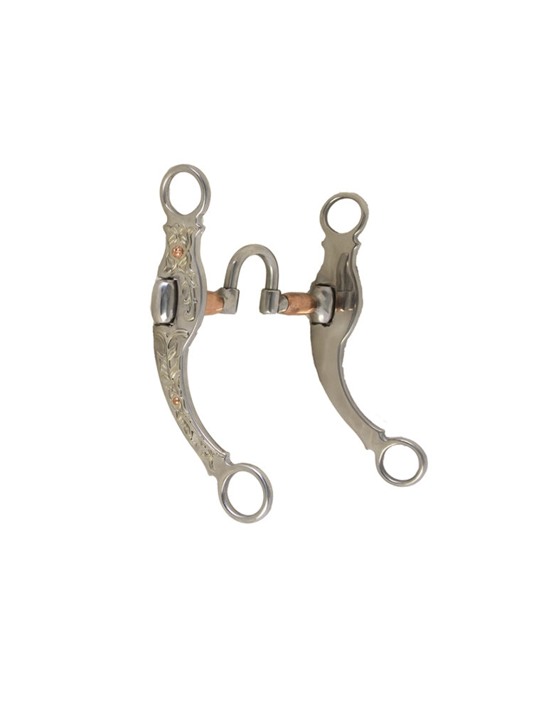 Long Shank Gold Silver Trim with Copper Roller Bit
