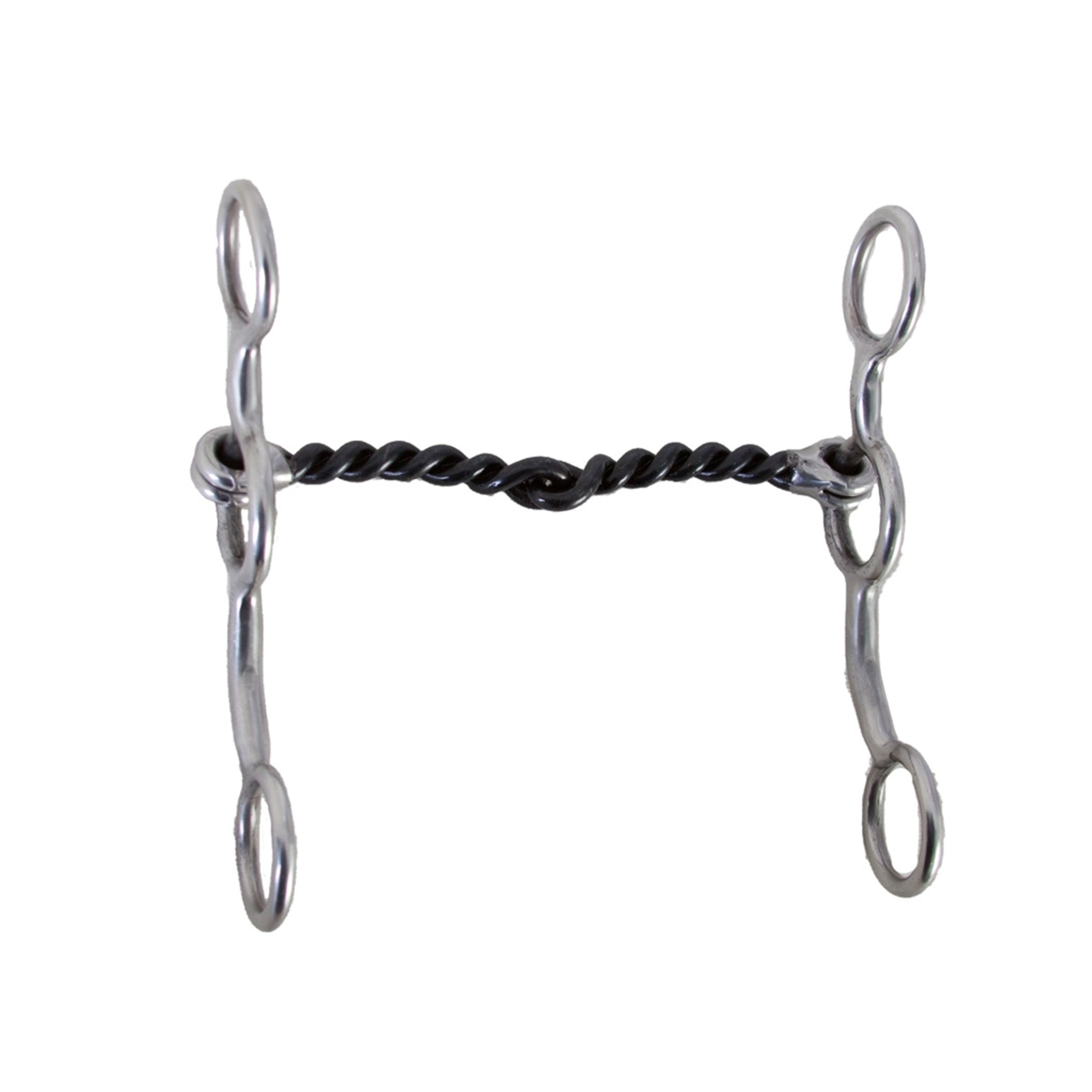 Jr Cowhorse Gag with Twisted Wire Snaffle Bit