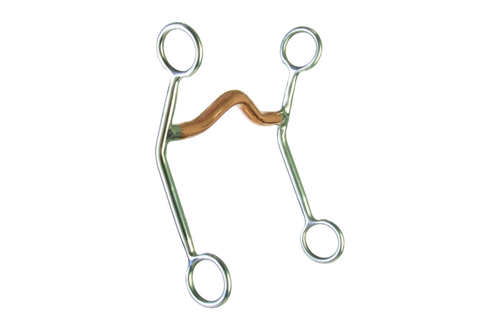 Western SS Copper Medium Port Curb Bit – HorseLoverZ