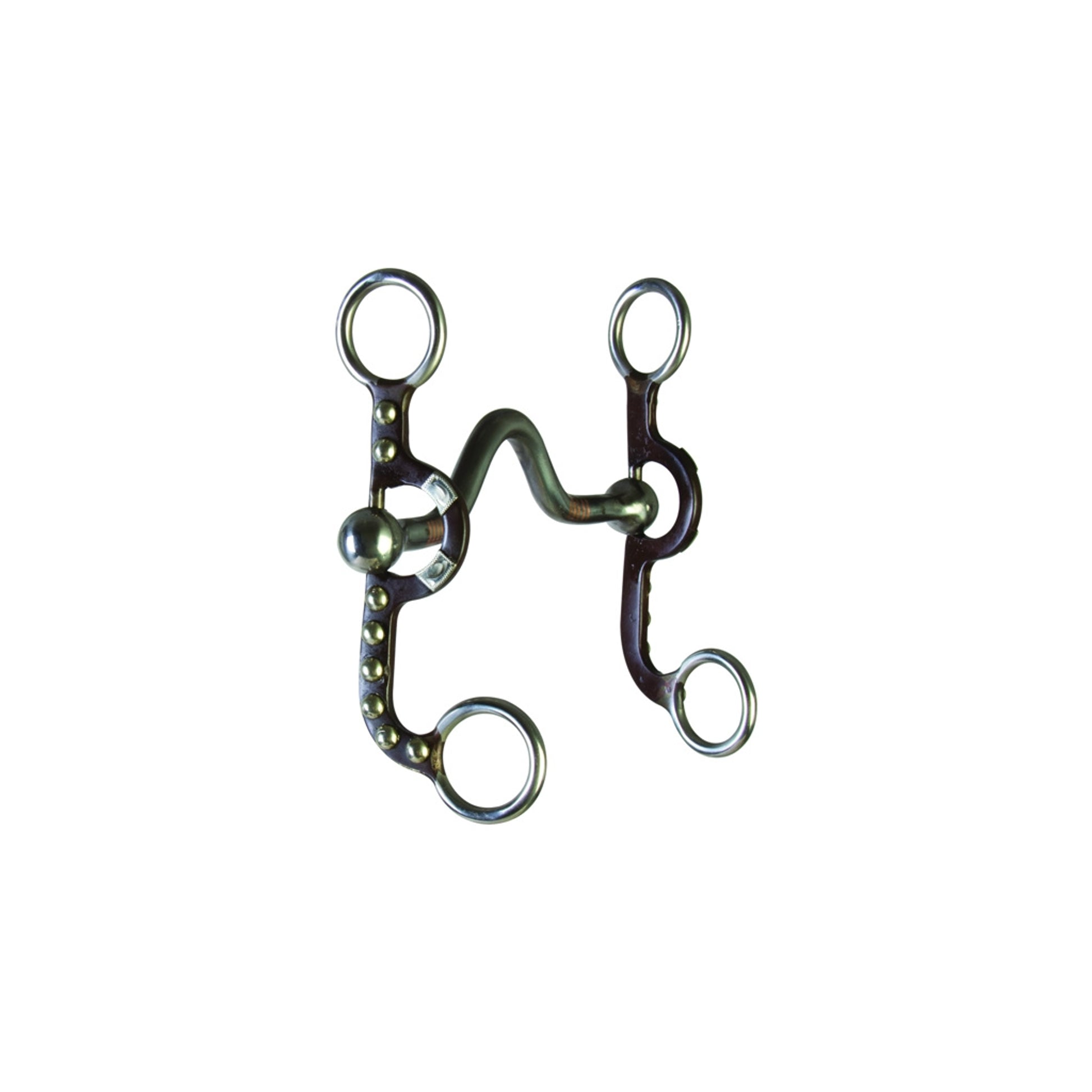 Medium Port Mouth Copper Inlay Bit