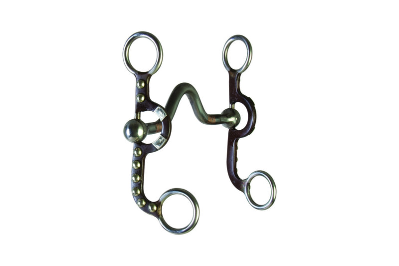 Medium Port Mouth Copper Inlay Bit