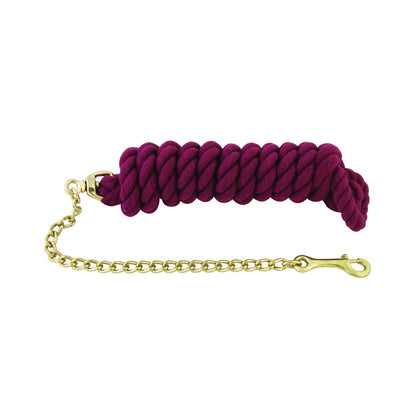 Basic Cotton Lead Rope with Stud Chain
