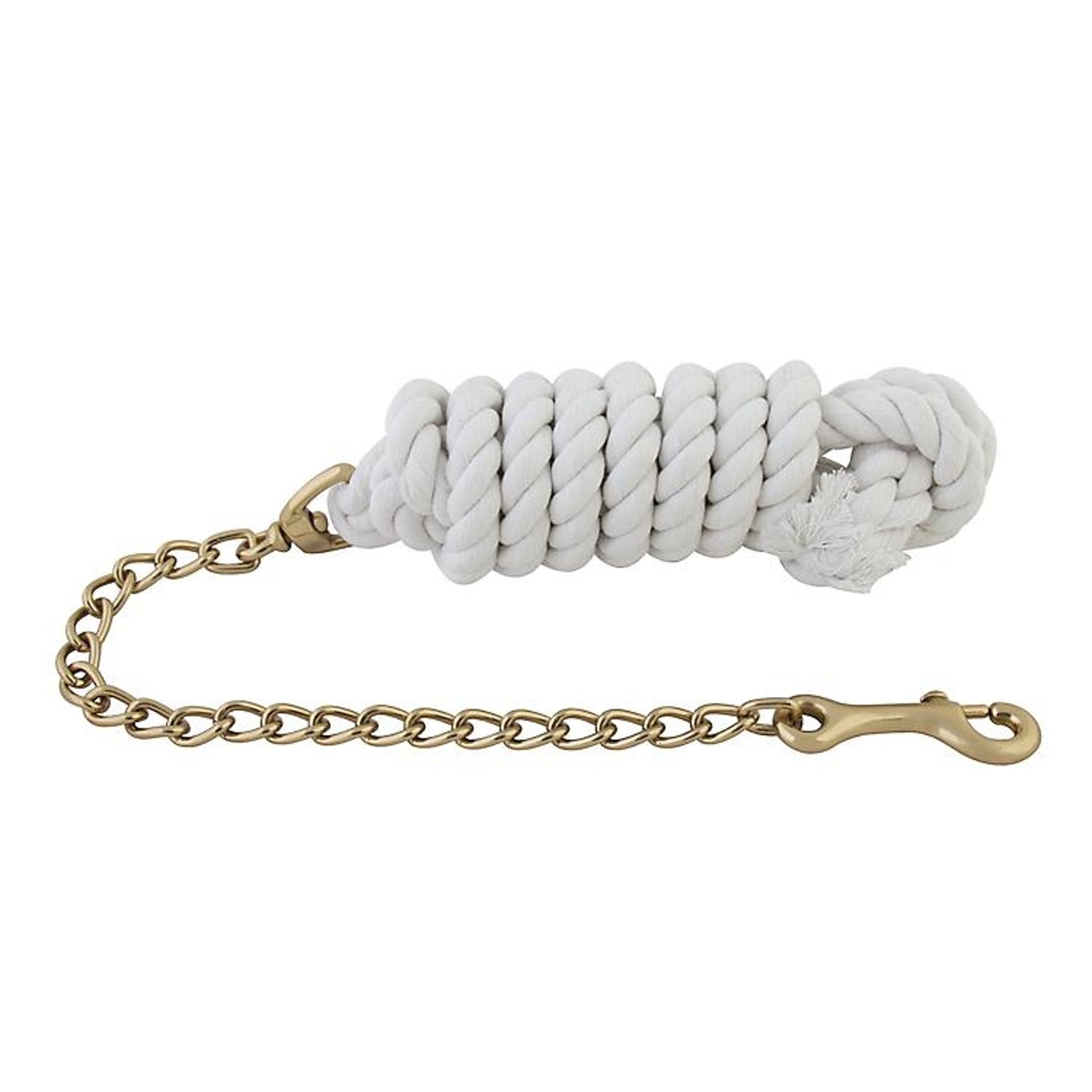 Lead Rope With Chain Basic Cotton Lead Rope with Stud Chain– HorseLoverZ