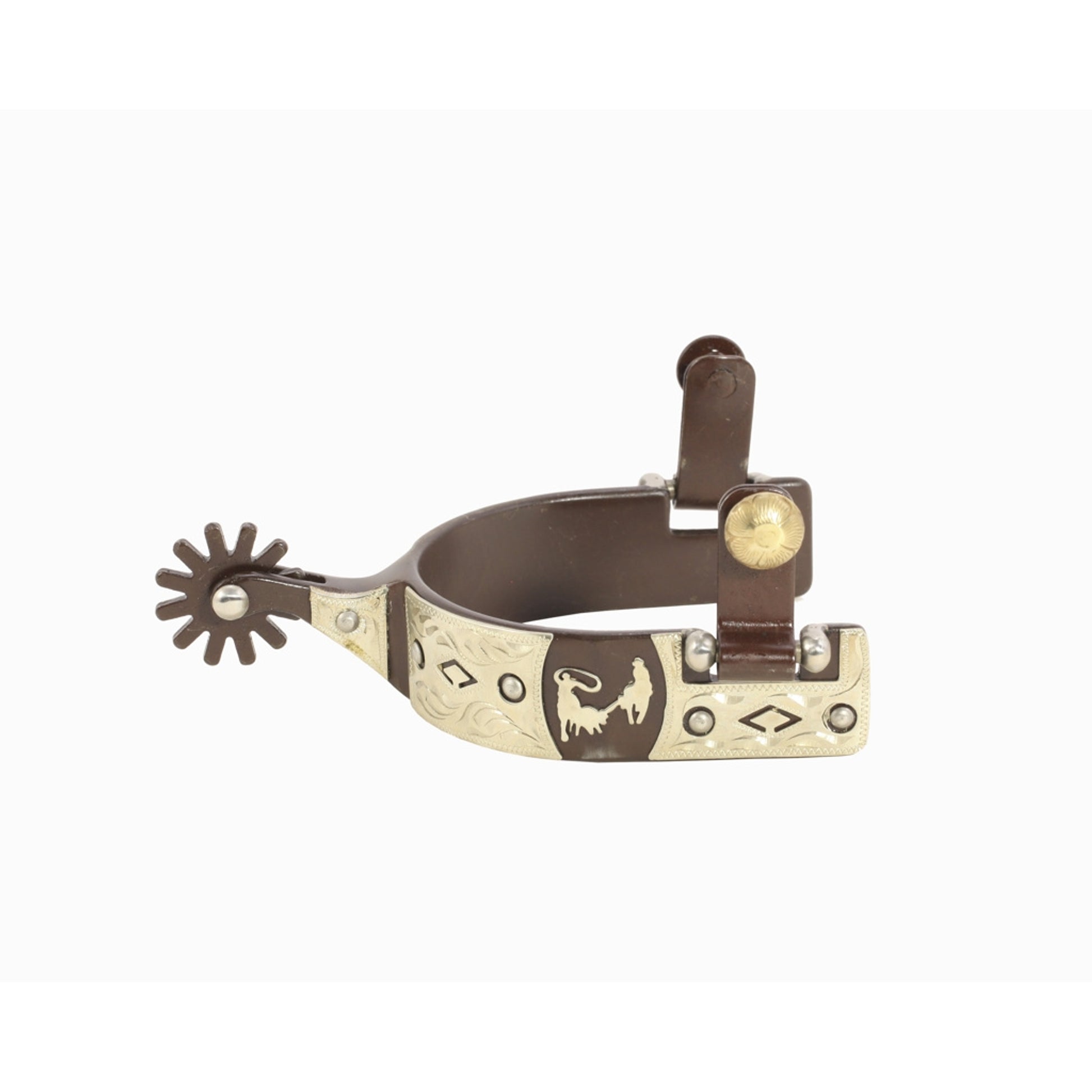 Spurs with Roping Motif - Mens
