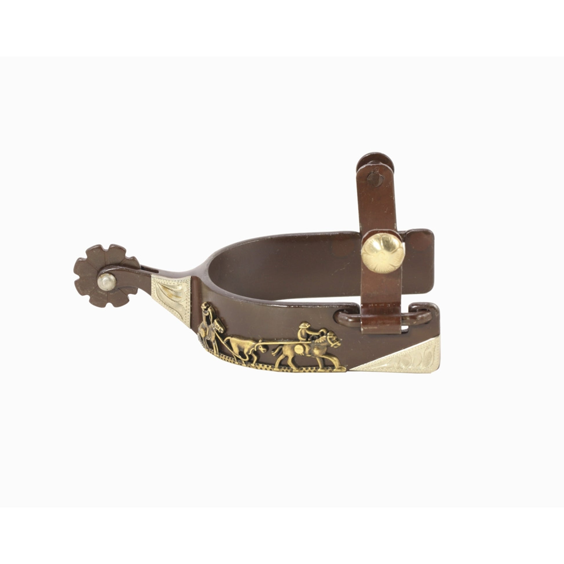 Roping Spur with Gold/Silver Trim