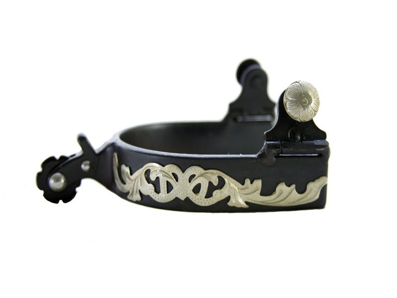 Western Ladies BS Floral Rosebud Spurs