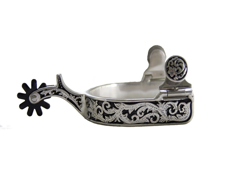 Western Floral Mens Spurs