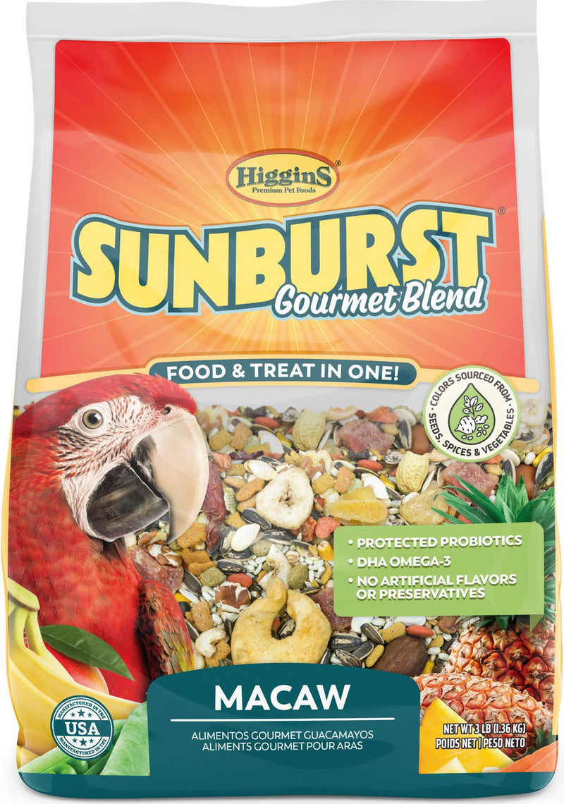 Higgins Sunburst Gourmet Blend For Macaw