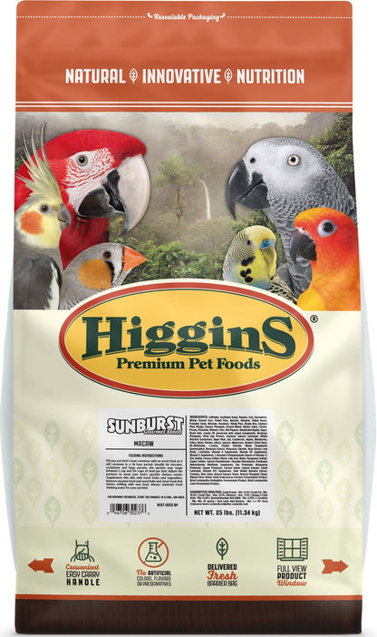 Higgins Sunburst Gourmet Blend For Macaw
