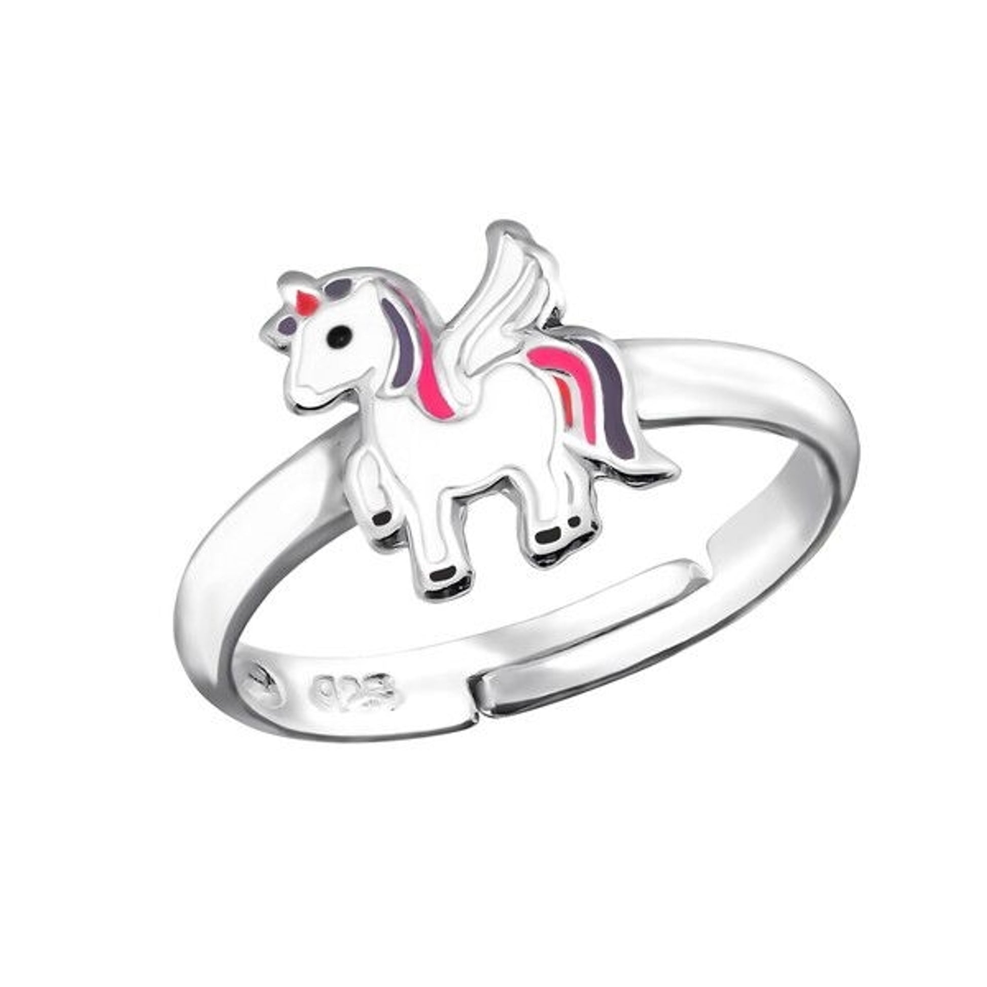 Kids Adjustable Unicorn Ring