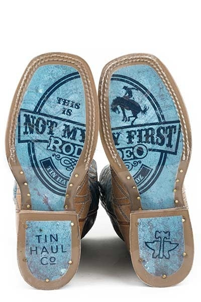Tin Haul Kids Boots - Whats Your Angle, Not My First Rodeo