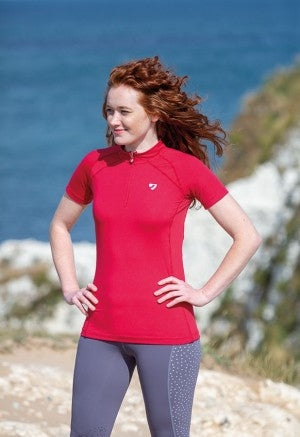 Shires Aubrion Ladies Kiska Short Sleeve Baselayer Shirt