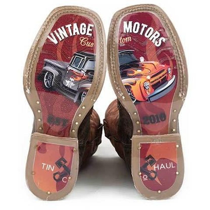 Tin Haul Big Kids Boots - Flaming Hot