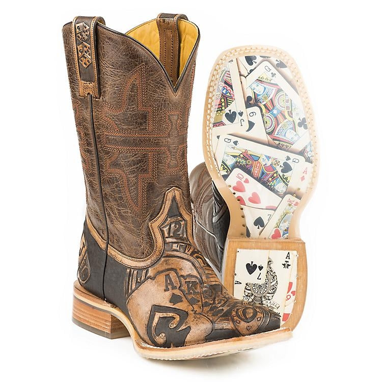 Tin Haul Mens Boots - The Gambler– HorseLoverZ