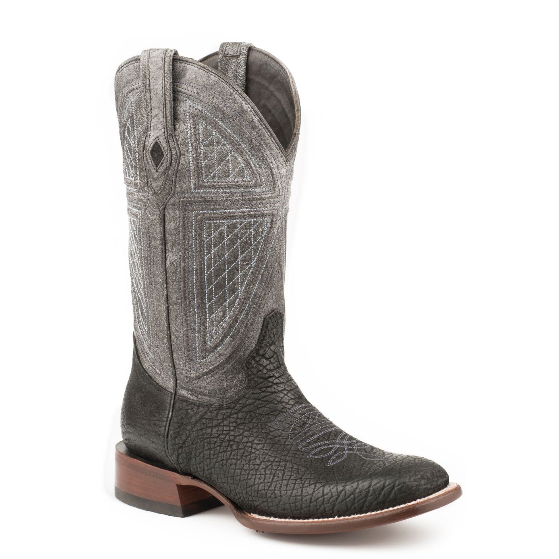 Stetson Mens Greycliff Hippopotamus Cowboy Boots