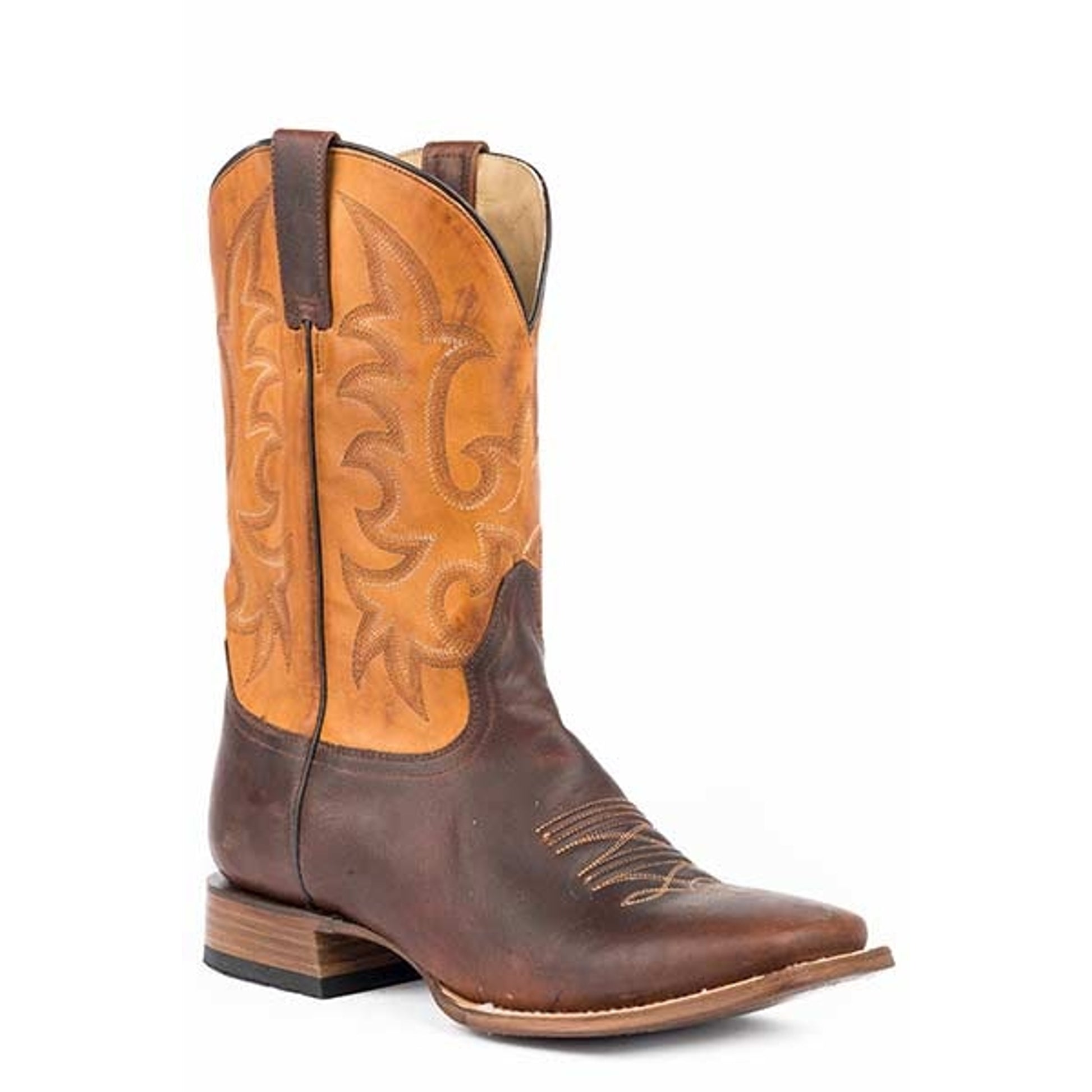 Stetson Mens Lead Plumb 2 Square Toe Boots