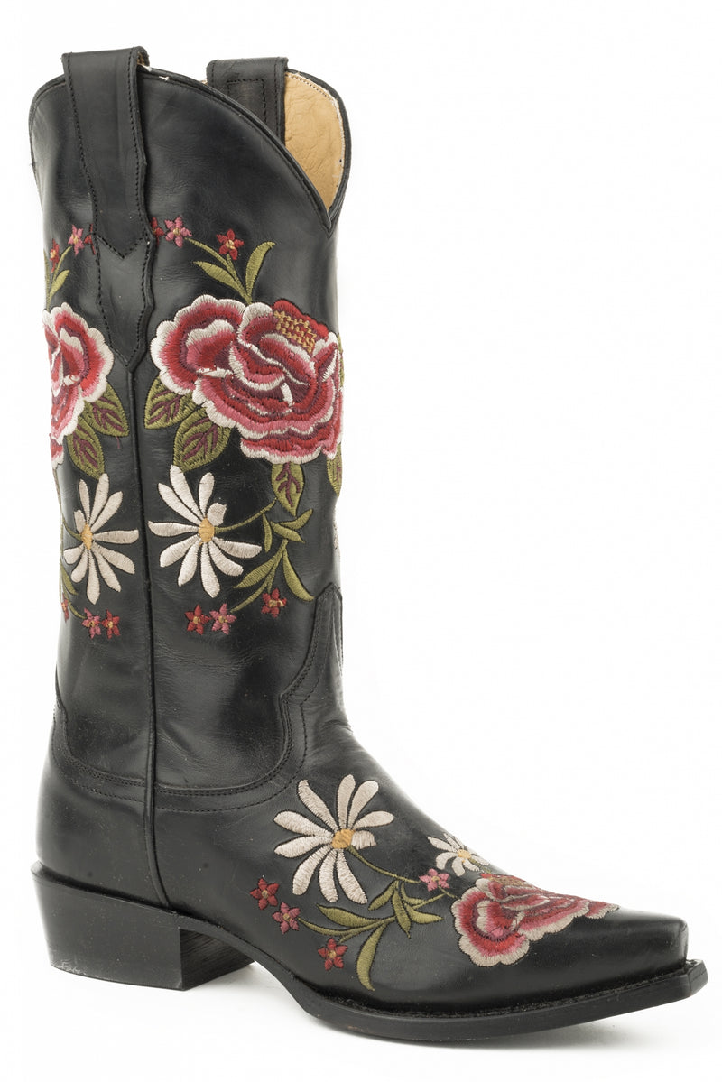 Stetson Ladies Rose Handcrafted Leather Boots